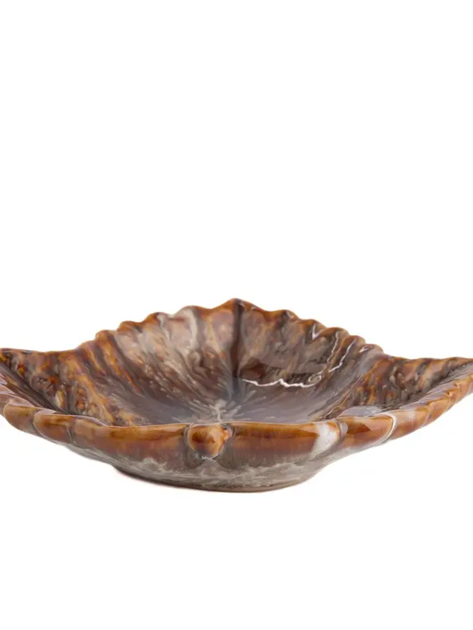 Taca dekoracyjna CRISPO liść 13x11x2 cm