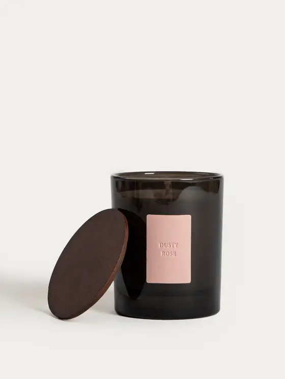 Świeca sojowa URBAN LEATHER Dusty Rose 200 g