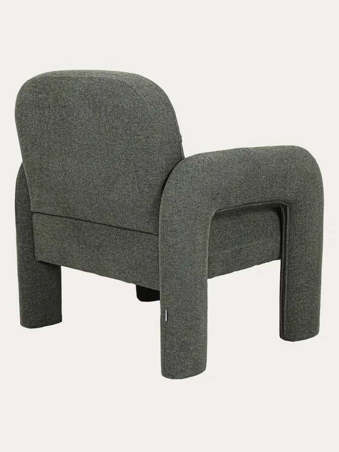 Fotel ALVIRO oliwkowy 78x76x81 cm