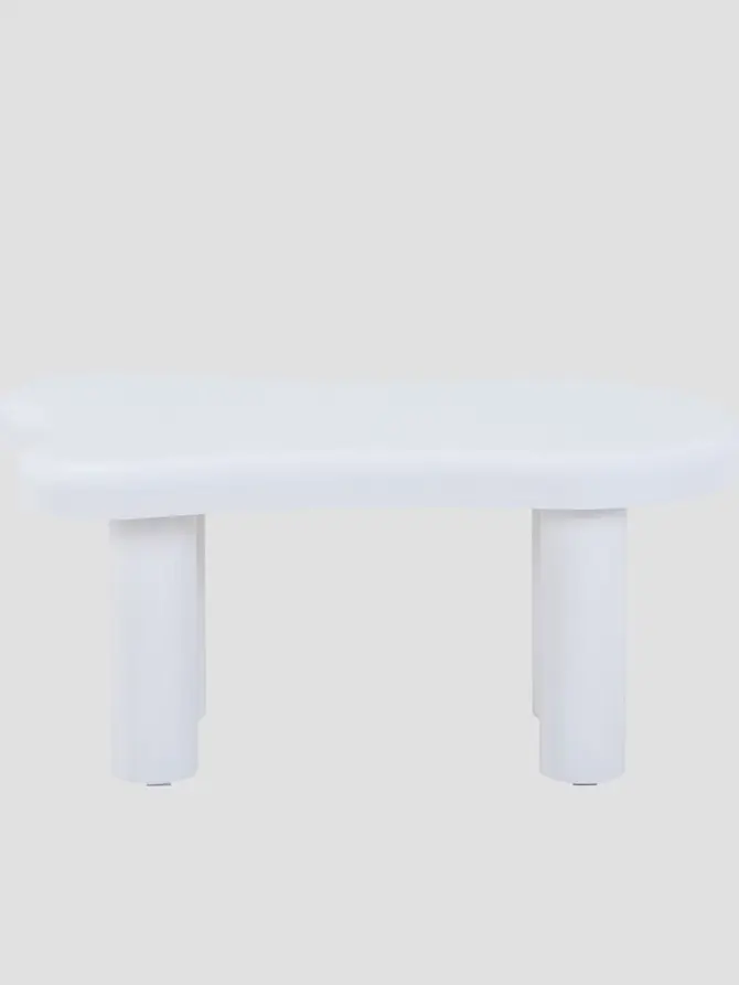 Stolik kawowy ALTO lakierowany biały 100x60x45 cm