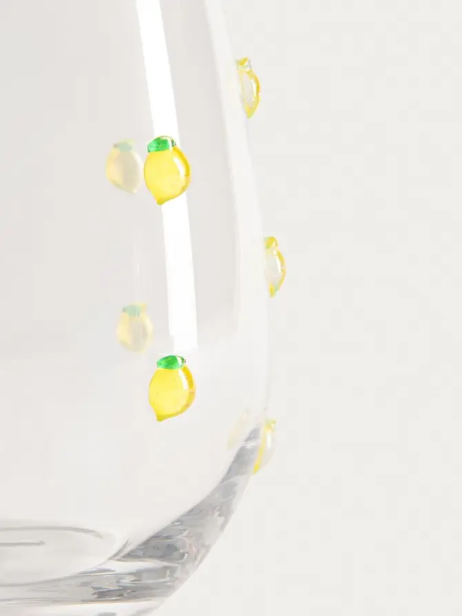 Szklanka ORNARE z elementami cytrynek 0,5 l