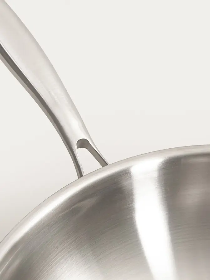 Wok ARDEN ze stali nierdzewnej 34 cm