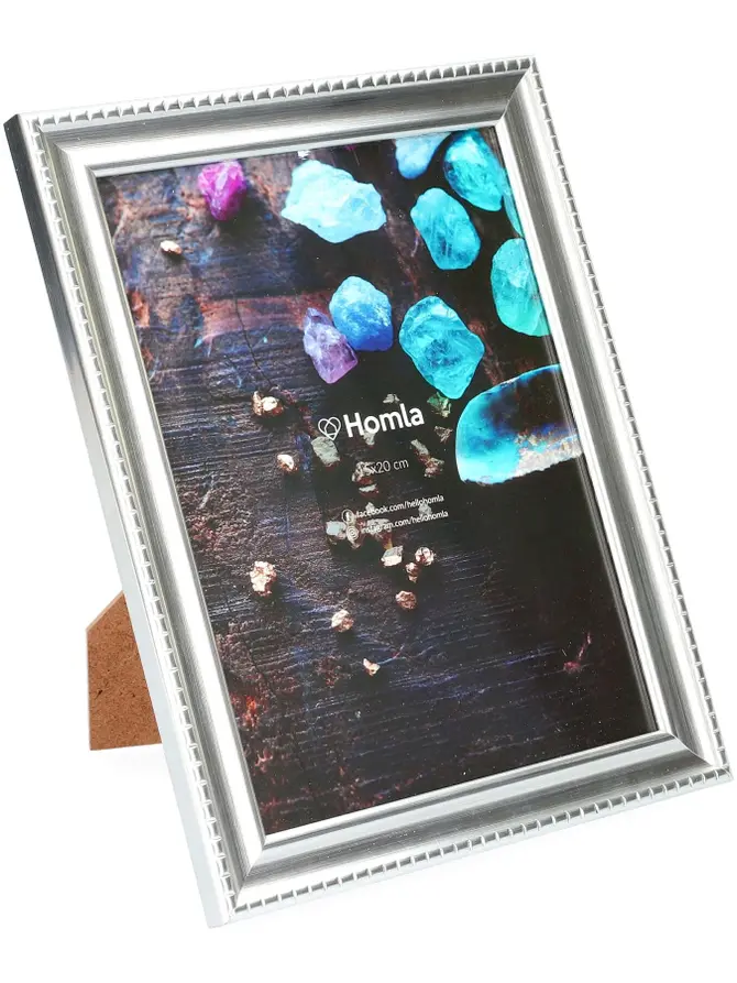 Ramka na zdjęcie LENS srebrna 15x20 cm