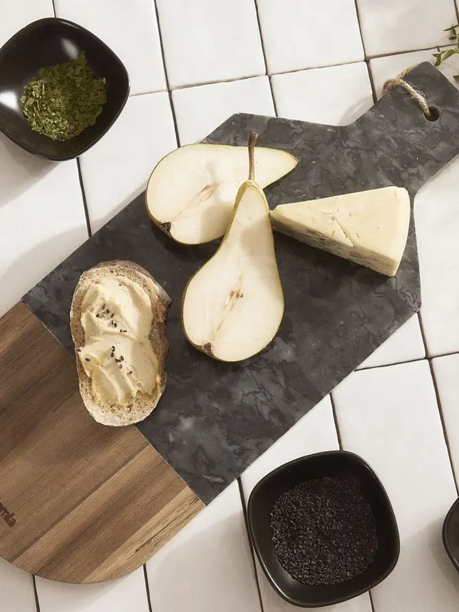 Deska MARBLE dekoracyjna czarna 40x17 cm