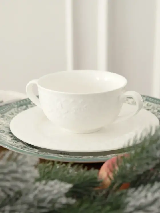Bulionówka VINDI porcelanowa z konikami 0,3 l