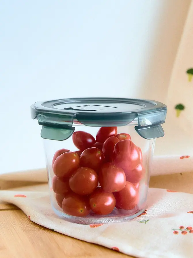 Pojemnik REMMIE okrągły szklany wysoki 0,7 l