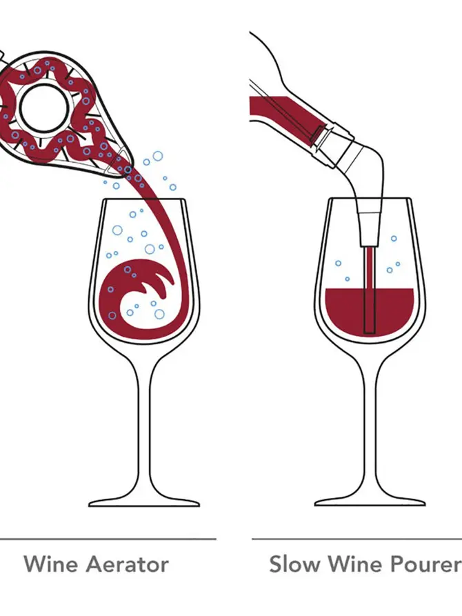 Dekanter WINE na butelkę wina 33 cm