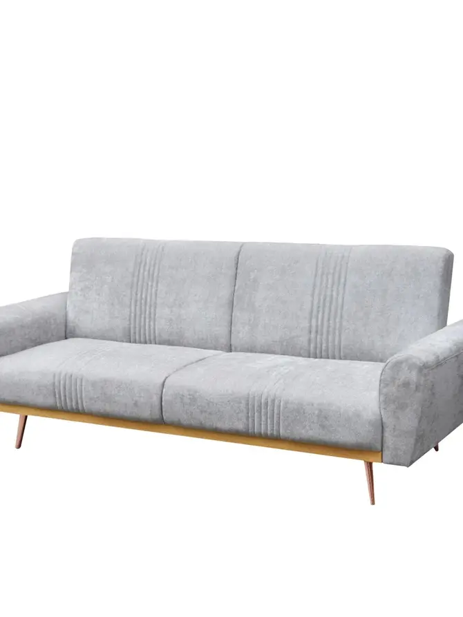 Sofa SAMTIGE 3-osobowa, z funkcją spania, szara 212x84x86.5 cm