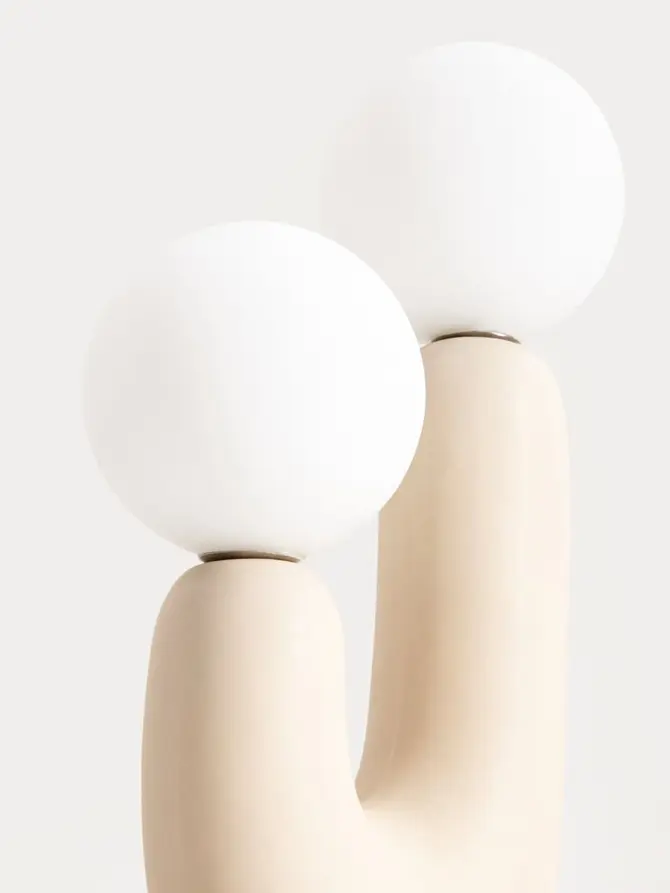 Lampa stołowa ORMIK ceramiczna 20x11x31 cm