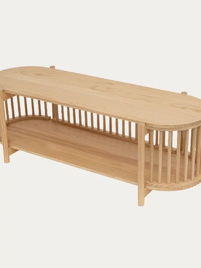 Szafka RTV VOX drewniana naturalna 120x44,5x40 cm