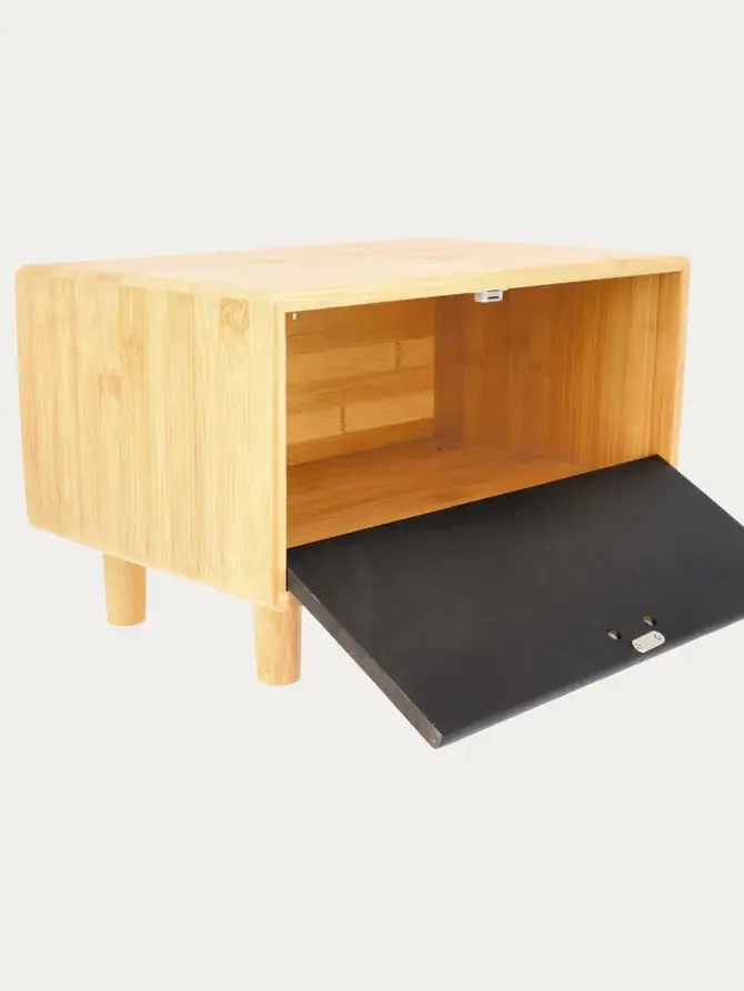 Chlebak BAMBOU czarny 35x23 cm