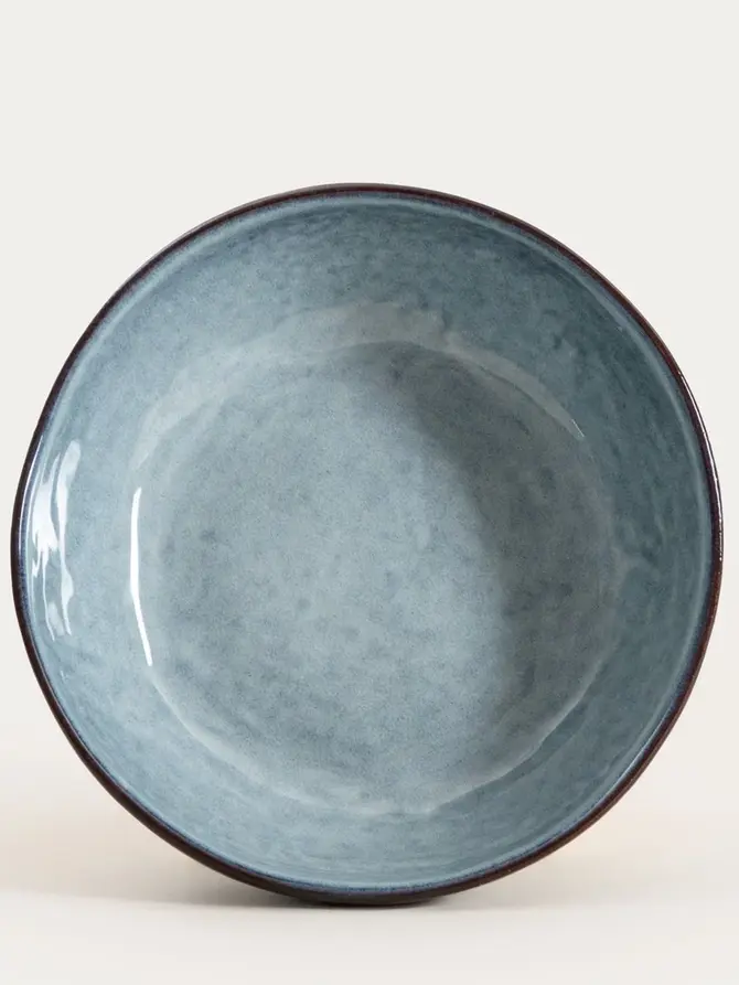 Talerz ALBARO głęboki niebieski 18 cm