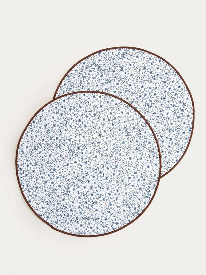 Maty stołowe SALADO bawełniane w kwiatki 38cm