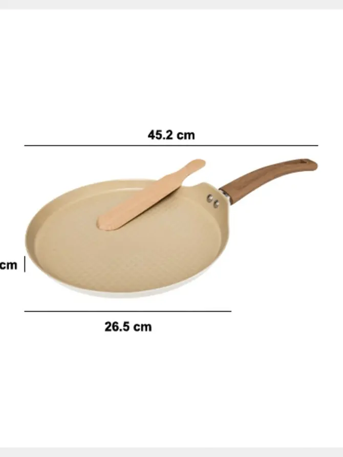Patelnia HARMONY beżowa 26x5,4 cm