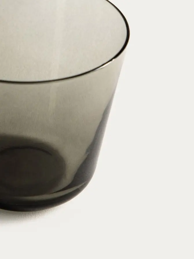 Szklanka AMBERIS szara niska 0,26 l