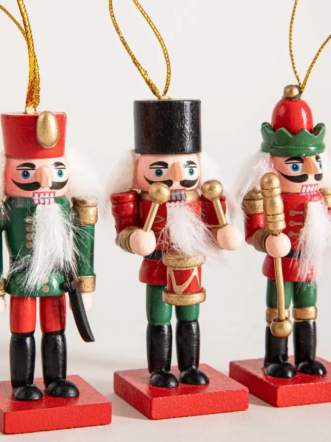 Zestaw zawieszek NUTCRACKER dziadki do orzechów 3 szt.