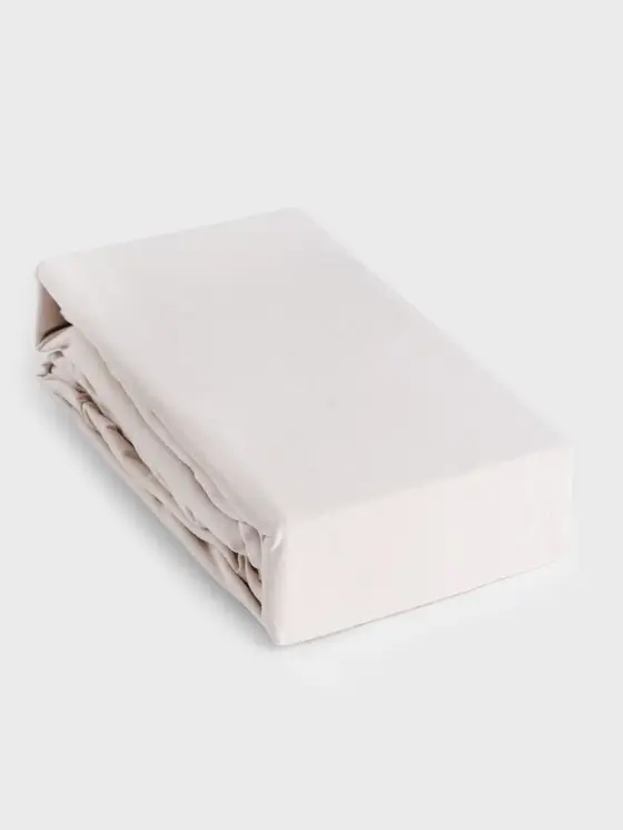 Prześcieradło PELLY jersey beżowe PREMIUM 140x200 cm