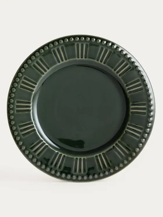 Talerz KOBBI obiadowy zielony 27 cm