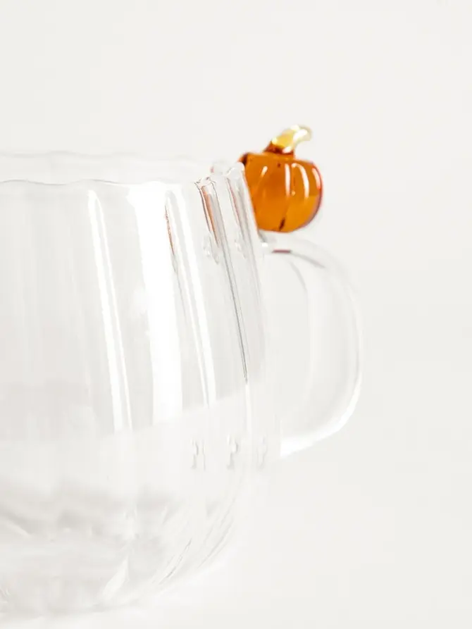 Szklanka PUMPKIN z dynią na uchu 0,35 l