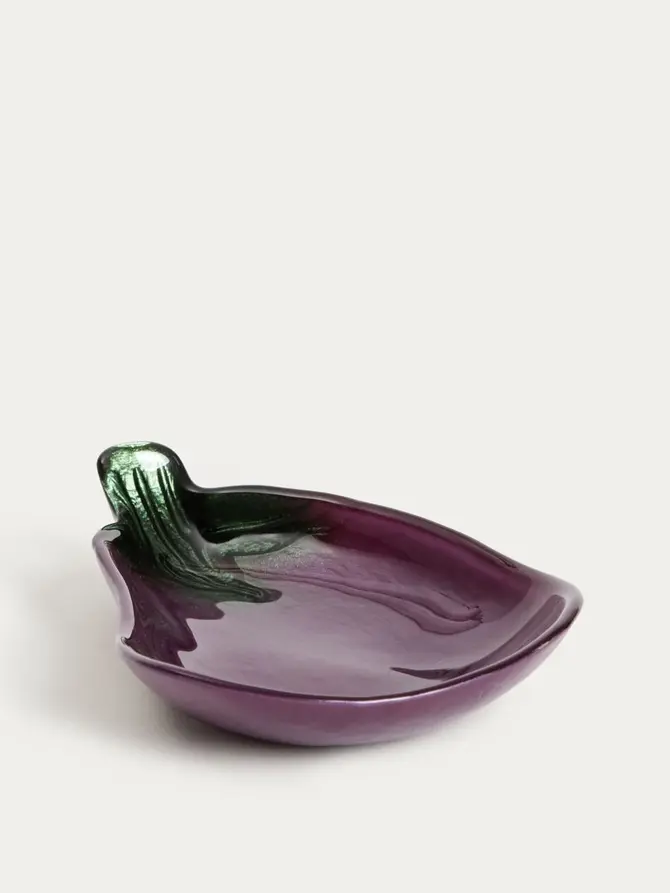 Miska OMNIRA w kształcie bakłażana 18 cm
