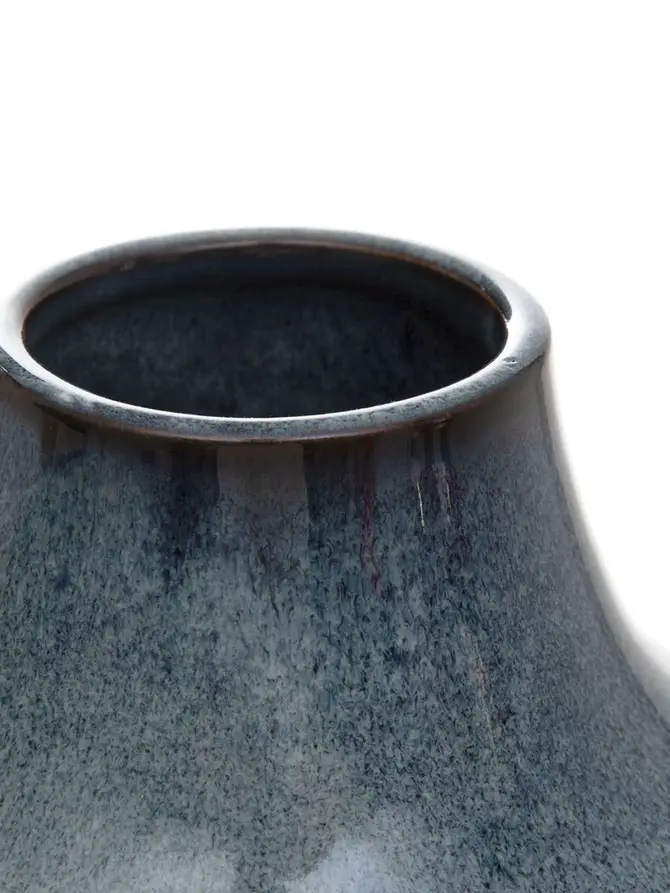 Wazon RUFUS ceramiczny granatowy 13x13x22 cm