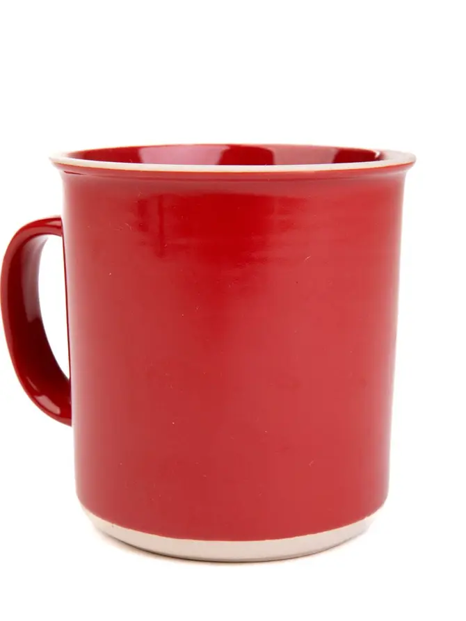 Kubek TRINKIE czerwony ze śnieżynką 0,65 l