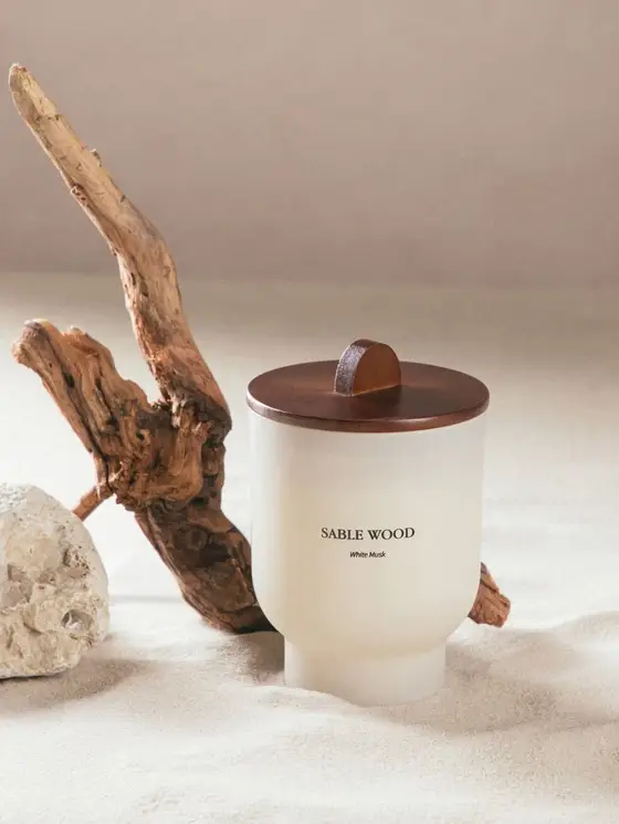 Świeca zapachowa SABLE WOOD White Musk 400 g
