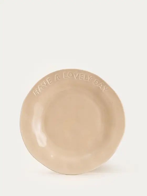 Talerz ISERNIA beżowy 20 cm