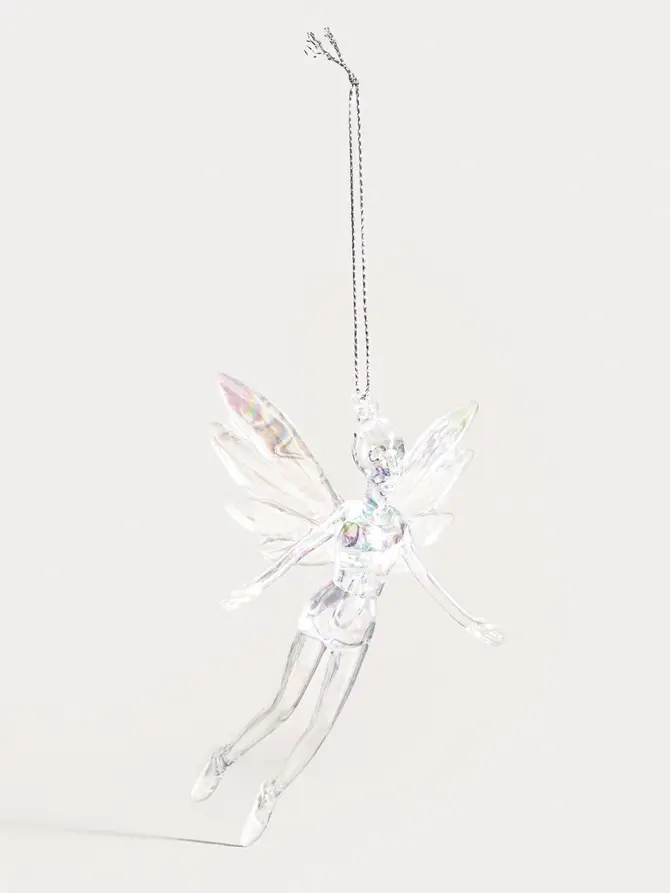 Zawieszka BIJOU wróżka transparentna 13 cm