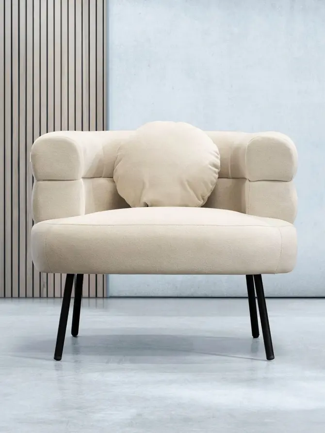Fotel SUAVE Beżowy 87x80x72 cm