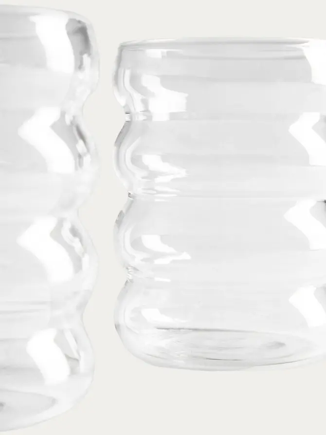 Zestaw szklanek BUBBLY transparentnych, 2 szt. 0,36 l
