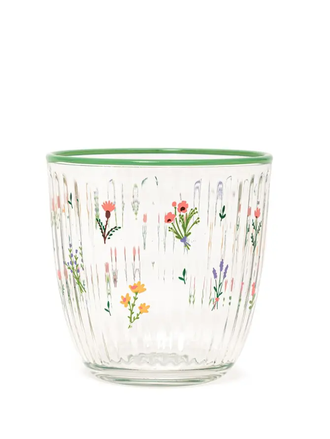 Szklanka GARDINO niska w kwiaty 0,25 l