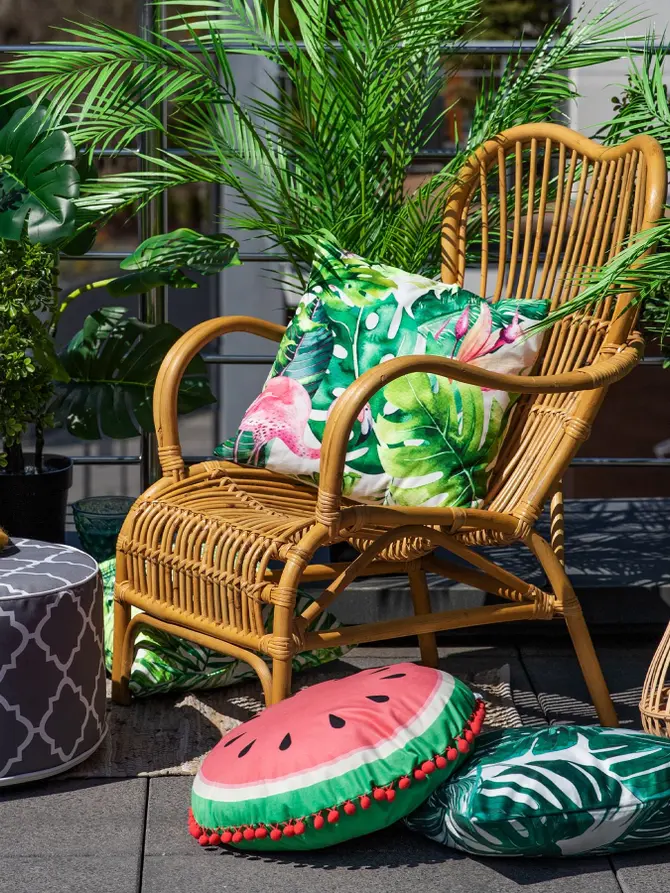 Fotel wiklinowy RATTAN 84x67x88 cm SS20 738209