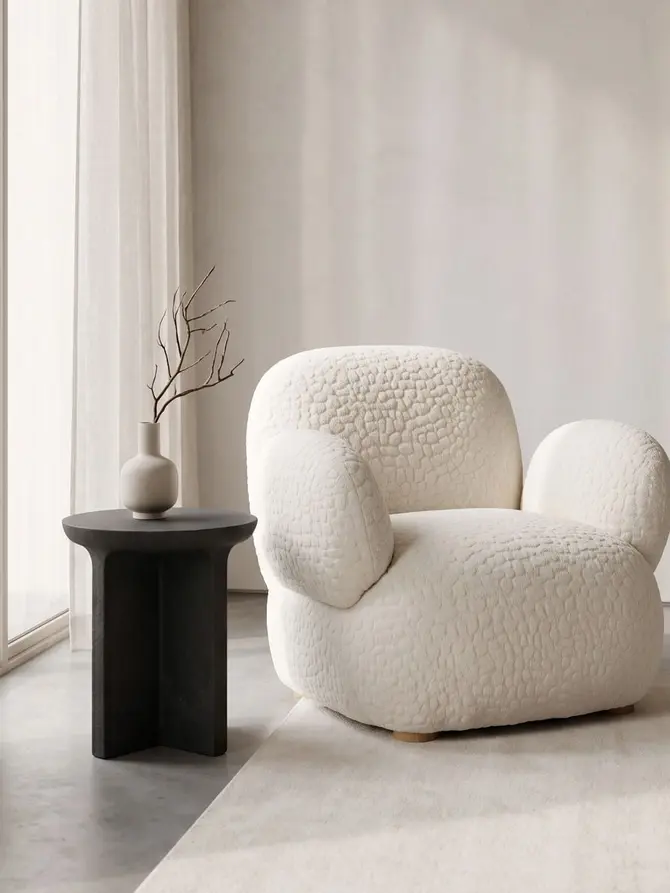 Fotel SIESTE Ecru 96,5x90x79 cm