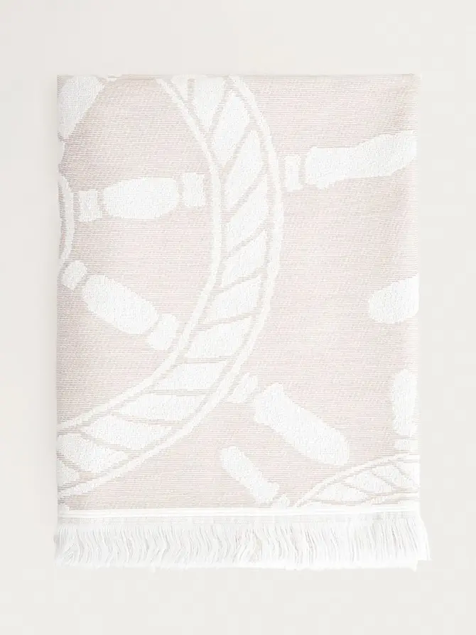 Ręcznik plażowy ANCORA Z marynarskim wzorem 90x170 cm