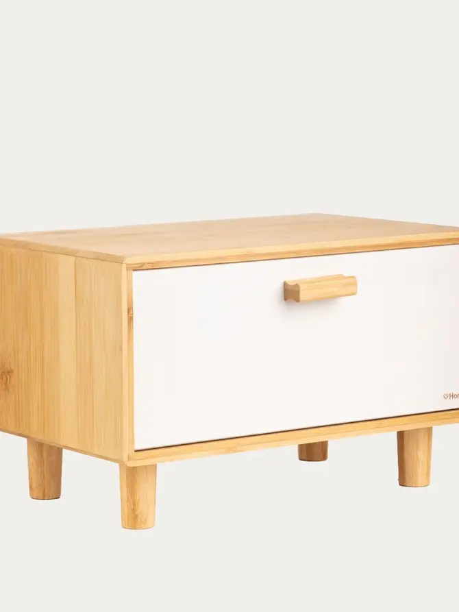 Chlebak BAMBOU śmietankowy 35x23 cm