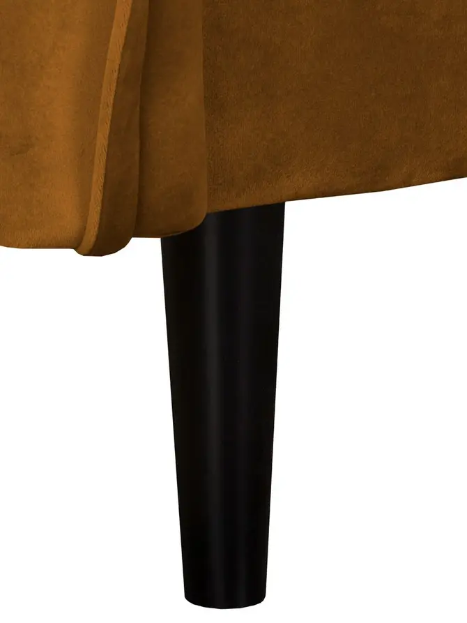Fotel RUGG Fotel musztardowy 99x86x91 cm