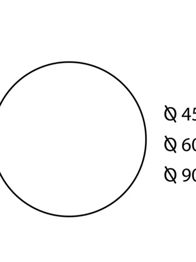 Dywan DOKKA okrągły 90 cm