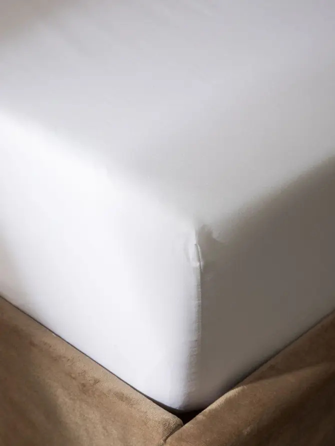 Prześcieradło LAUKO renforce białe 160x200 cm