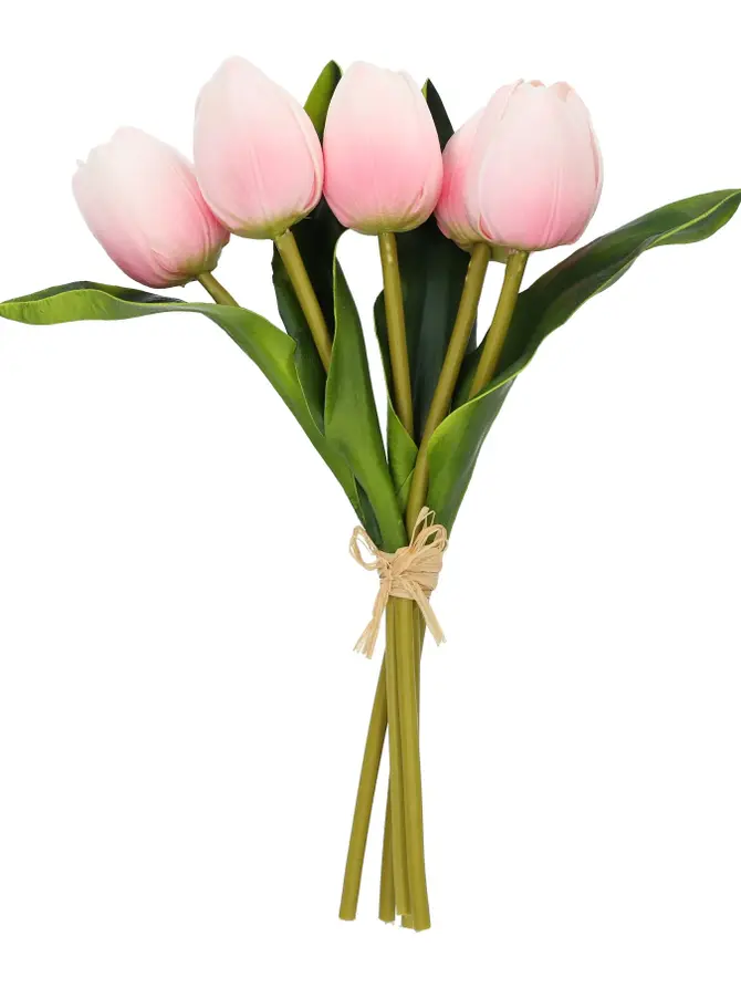 Kwiaty LITEN sztuczne tulipany różowe 30 cm