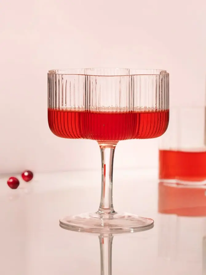 Kieliszek LINEETTA ryflowany na martini 0,3 l