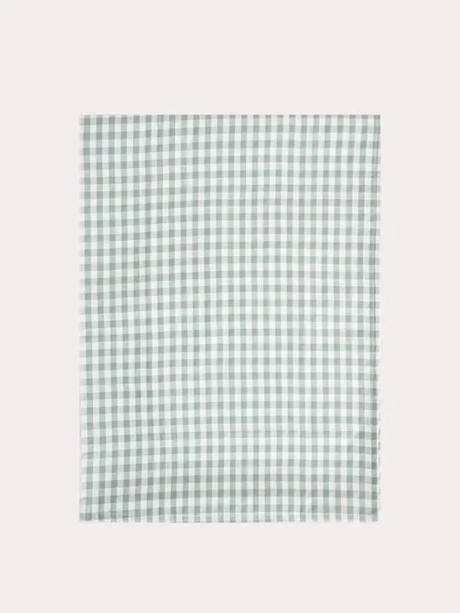 Bieżnik ALAMBRA pistacjowy w kratkę 40x160cm
