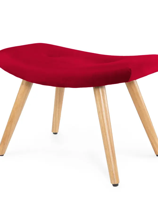 Podnóżek czerwony MOSS 61x41x38 cm AW19 939215