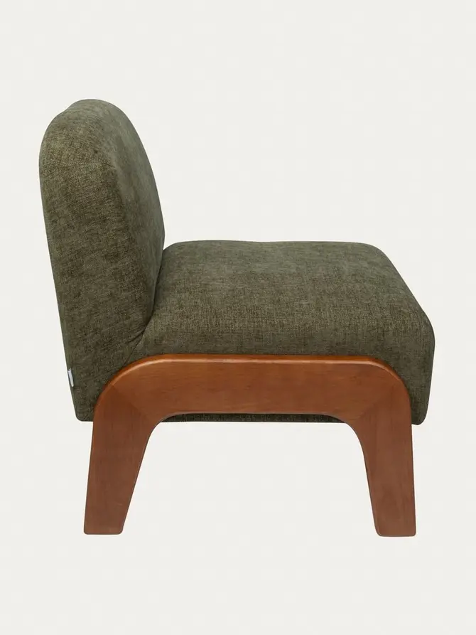 Fotel LUSENTO zielony 66x72x72 cm