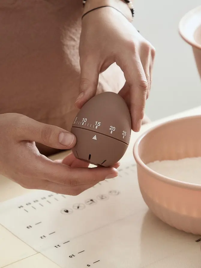 Minutnik EASY BAKE różowy 6 cm