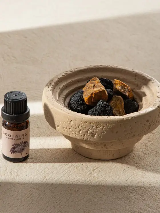Zestaw zapachowy ZEN RITUAL z kamieniami wulkanicznymi i olejkiem 10 ml
