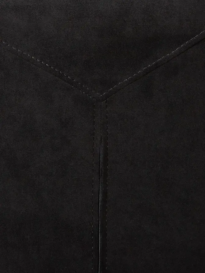 Krzesło ARVIKA czarny welur- czarna noga - lite drewno 96x48x65 cm