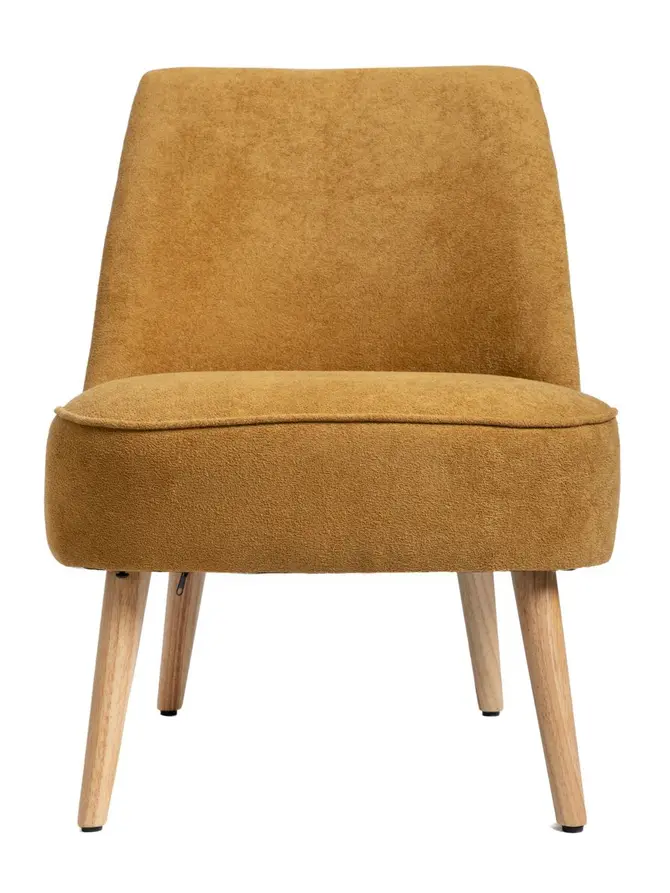 Fotel SOAL musztardowy 57x69x76 cm