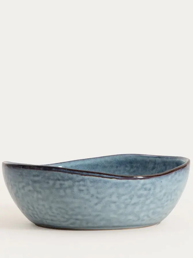 Talerz ALBARO głęboki niebieski 18 cm