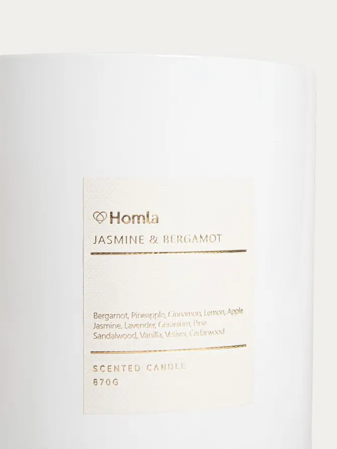Świeca zapachowa VELUMA Jasmine&Bergamot 870 g